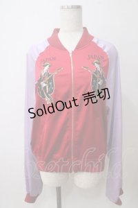 Jamieエーエヌケー / JAPANスカジャン M 赤 Y-25-05-25-099-LO-TO-SZ-ZY