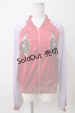 画像1: Jamieエーエヌケー / JAPANスカジャン M 赤 Y-25-05-25-099-LO-TO-SZ-ZY