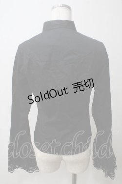 画像2: BPN / ビスチェ風切り替えブラウス M 黒 Y-25-05-25-100-GO-BL-SZ-ZY