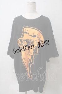 MILKBOY / PIZZA Tシャツ  ブラック Y-25-05-25-101-MB-TO-SZ-ZY