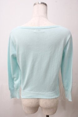 画像2: Emily Temple cute / 香水瓶刺繍ラメニットカーディガン  サックス Y-25-05-25-103-ET-TO-SZ-ZY