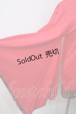 画像3: gouk / 桜プリント着物袖パーカー  赤 Y-25-05-25-107-GO-TO-SZ-ZT108