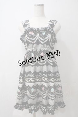 画像1: MILK / Sugar cakeドレス  ブラック Y-25-05-25-119-ML-OP-SZ-ZY