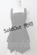 MIHO MATSUDA / ワンピース・レッチ  黒 Y-25-05-25-126-GO-OP-SZ-ZY