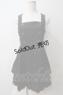 画像1: MIHO MATSUDA / ワンピース・レッチ  黒 Y-25-05-25-126-GO-OP-SZ-ZY