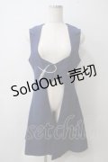 Princess Chronicles / 群青の騎士の編み上げロングベスト M 群青 Y-25-05-25-127-PU-JA-SZ-ZY