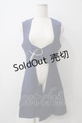 Princess Chronicles / 群青の騎士の編み上げロングベスト M 群青 Y-25-05-25-127-PU-JA-SZ-ZY