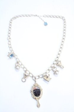 画像3: Jane Marple / 宝石と鏡のネックレス  シルバー×ブルー Y-25-05-25-001-JM-AC-SZ-ZY