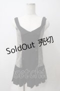 NO.S PROJECT / プリーツワンピース S 黒×グレー Y-25-05-25-128-LO-OP-SZ-ZY