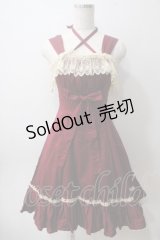 Mary Magdalene / デボラドールワンピース  ボルドー Y-25-05-25-132-CL-OP-SZ-ZY