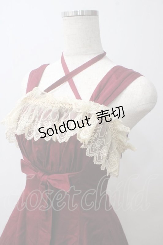 画像3: Mary Magdalene / デボラドールワンピース  ボルドー Y-25-05-25-132-CL-OP-SZ-ZY (3)