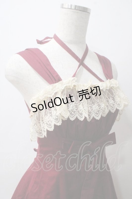 画像4: Mary Magdalene / デボラドールワンピース  ボルドー Y-25-05-25-132-CL-OP-SZ-ZY (4)