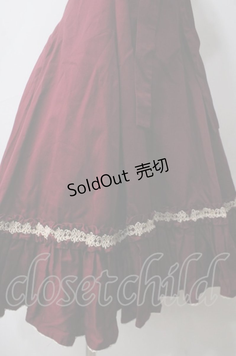 画像5: Mary Magdalene / デボラドールワンピース  ボルドー Y-25-05-25-132-CL-OP-SZ-ZY (5)