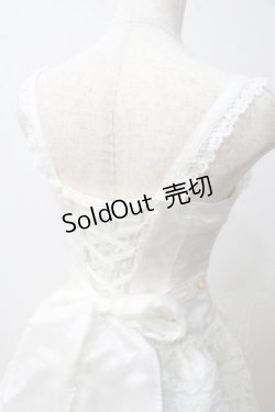 画像5: BABY,THE STARS SHINE BRIGHT / Victorian Secret KEY柄リボンリボンジャンパースカート  ホワイト Y-25-05-25-133-BA-OP-SZ-ZY