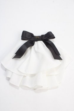 画像1: Innocent World / ハピネスリボンジャボ  White×Black Y-25-05-25-017-IW-ZA-SZ-ZY