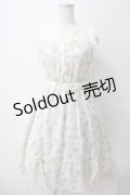 axes femme / レース切替花柄ワンピース  キナリ Y-25-05-25-143-AX-OP-SZ-ZY