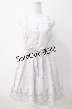 画像1: axes femme / 花柄パネルワンピース  アワピンク Y-25-05-25-145-AX-OP-SZ-ZY