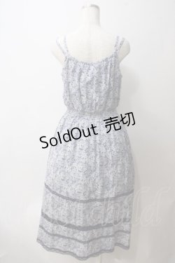 画像2: axes femme / 小花柄キャミワンピース  紺 Y-25-05-25-147-AX-OP-SZ-ZY