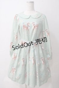 Emily Temple cute / Deer coupleワンピース S ミント Y-25-05-25-158-ET-OP-SZ-ZY
