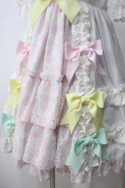 画像4: BABY,THE STARS SHINE BRIGHT / はるちゃんの花舞うEternal Gardenワンピース  ホワイト Y-25-05-25-161-BA-OP-SZ-ZY