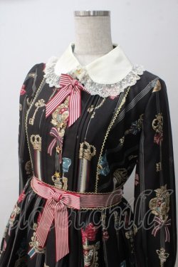 画像3: Angelic Pretty / British Keysワンピース  黒 Y-25-05-25-162-AP-OP-SZ-ZY
