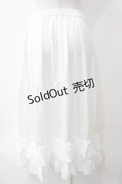 画像2: axes femme kawaii / ミディフリルペチスカート M 黒 Y-25-05-25-166-AX-SK-SZ-ZY