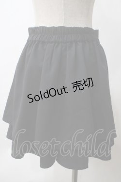画像2: axes femme / フラップデザインキュロット  黒 Y-25-05-25-170-AX-PA-SZ-ZY