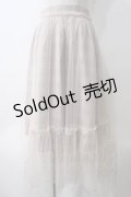 Ank Rouge / チュールレイヤードスカート M ベージュ Y-25-05-25-179-CA-SK-SZ-ZY