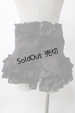 画像2: MARBLE / 総フリル編み上げコルセット  エンジ Y-25-05-25-188-GO-TO-SZ-ZY