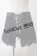 Ozz Croce / 龍ptチャイナスカート  黒×青 Y-25-05-25-190-OO-SK-SZ-ZY