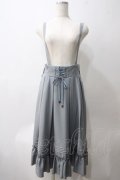 Amavel / Classical Doll サスペンダーミドルスカート F グレー Y-25-05-25-193-CA-SK-SZ-ZY