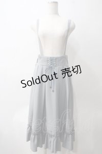 Amavel / Classical Doll サスペンダーミドルスカート F グレー Y-25-05-25-193-CA-SK-SZ-ZY