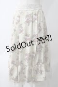 axes femme / グランブーケ柄スカート F イエロー Y-25-05-25-194-AX-SK-SZ-ZY
