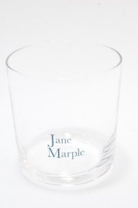 Jane Marple / ロックグラス/ノベルティ  クリア Y-25-05-25-026-JM-ZA-SZ-ZY