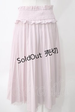 画像2: LIZ LISA / 編み上げプリーツロングスカート  ピンク Y-25-05-25-199-LO-SK-SZ-ZY