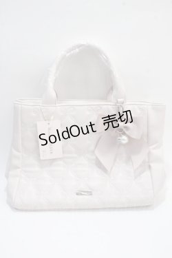 画像1: Maison de FLEUR / EC限定 リボンキルティング2wayバッグ F ピンク Y-25-05-25-037-LO-BG-SZ-ZY