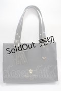 Amavel / Royal Crownトートバッグ  黒 Y-25-05-25-040-CA-BG-SZ-ZY