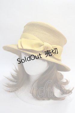 画像1: 【SALE】Jane Marple / ラミー編み帽子  マスタード Y-25-05-25-042-JM-AC-SZ-ZT-K004