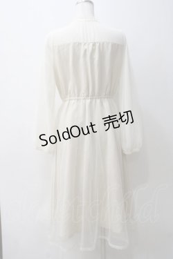 画像2: axes femme POETIQUE / チュールデザインワンピース M キナリ Y-25-05-29-049-AX-OP-SZ-ZY
