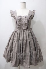 axes femme kawaii / アメリアジャンパースカート M 茶 Y-25-05-29-051-AX-OP-SZ-ZT046