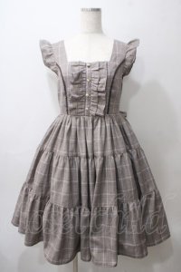 axes femme kawaii / アメリアジャンパースカート M 茶 Y-25-05-29-051-AX-OP-SZ-ZT046