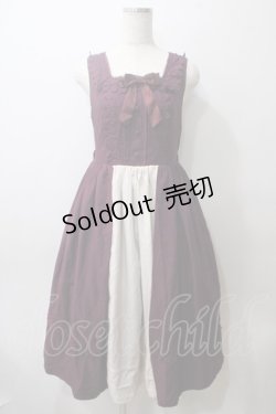 画像1: axes femme kawaii / エレガントドールジャンスカ M ワイン Y-25-05-29-053-AX-OP-SZ-OS