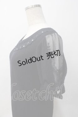 画像3: axes femme / 袖デザイン半袖プルオーバー M 紺 Y-25-05-29-006-AX-TO-SZ-ZY