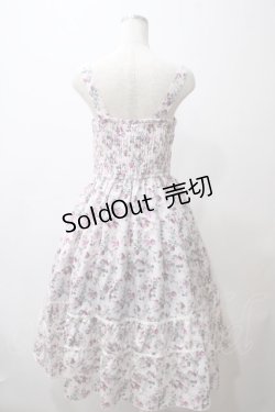 画像2: axes femme / ビッグリボン×ローズジャンパースカート【mobility限定商品】  ピンク Y-25-05-29-059-AX-OP-SZ-ZY
