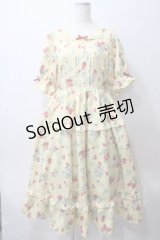 axes femme kawaii / クラシックベリーワンピース M イエロー Y-25-05-29-061-AX-OP-SZ-ZY