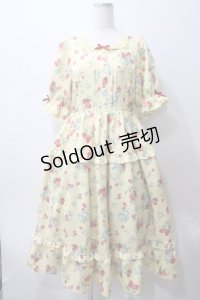 axes femme kawaii / クラシックベリーワンピース M イエロー Y-25-05-29-061-AX-OP-SZ-ZY