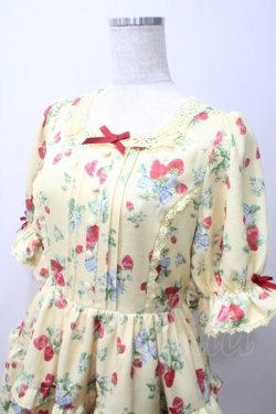 画像3: axes femme kawaii / クラシックベリーワンピース M イエロー Y-25-05-29-061-AX-OP-SZ-ZY