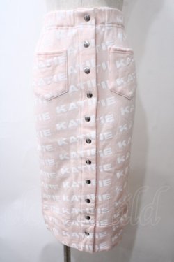 画像1: Katie / KATIE LOGO FAB　スカート XS ピンク Y-25-05-29-063-LO-SK-SZ-ZY