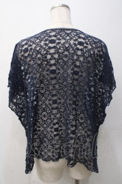 画像2: axes femme / 総レースアンサンブル M 紺 Y-25-05-29-007-AX-TO-SZ-ZY