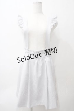 画像1: Ank Rouge / フリルサスペンダーギャザースカート M ブルー Y-25-05-29-066-CA-SK-SZ-ZY
